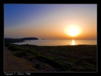 Tramonto in Aglientu