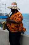 sassofonista al porto di nassau