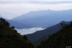 montagna in Cina in un giorno nuvoloso