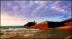 beached boat