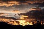 Poco dopo il tramonto dal balcone di casa