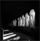 Abbazia di Fossanova (XII sec.): il chiostro 
Luglio 2008
Hasselblad 503CX con Zeiss Sonnar 50 mm
Scansione da negativo Rollei Retro 200