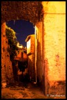 parte del paese di arrone non restaurata sotto il cielo stellato