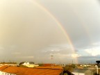 La composizione forse non dice molto ma mi ha colpito tanto quel doppio arcobaleno