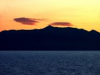 Alba sulla costa albanese