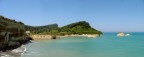 Panorama della costa di Corf