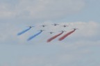 Pattuglia acrobatica Francese - "Patrouille de France" (PAF)
Manifestazione aerea Rivolto (UD) 11-12/09/2010
Cinquantesimo anniversario della Pattuglia Acrobatica Nazionale
Frecce Tricolori