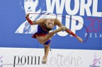 Melitina Staniouta alla finale della fune, Pesaro World Cup 2010