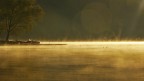 Domenica scorsa, al mattino presto sul lago di Mergozzo