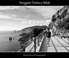 Passeggiata nel Belvedere di Nebida...Gianluca un amico in vacanza...
