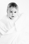 Baby on white