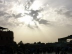 tramonto sulla piazza di jan el fna