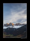 Le Odle al tramonto