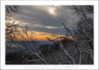 alba sulla neve