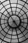 Vista della cupola della Galleria Vittorio Emanuele II a Milano