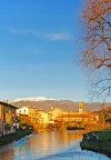 La mia citt, Rieti, vista dal ponte sul fiume Velino