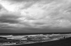 on the beach