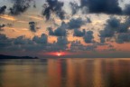 Tramonto da Capo Calavà sul mar Tirreno - Sicilia Tramonto da Capo Calavà sul mar Tirreno - Sicilia