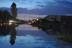Scattata la sera del 3 novembre 2010, gioco di riflessi di un insolito tramonto