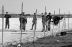 immigrati tunisini in fuga dal campo di manduria