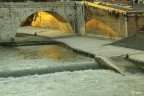 trampnto sull'isola Tiberina