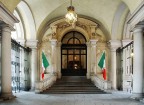 Torino capitale : Palazzo Carignano, ingresso al museo del r