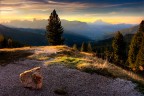 Tramonto dal Passo Valparola