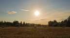 fieno al tramonto
