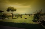 il giardino in un giorno particolare di luce