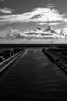 il porto canale di Pescara, i colori sono quelli dell'umore della marineria pescarese...