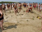 Una bella ricostruzione dell'Egitto in sabbia ....