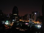 Scorcio notturno di Santiago del Cile