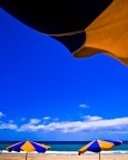 on the beach
