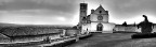 3 immagini unite con photomerge, conversione in bianco e nero con mappa sfumatura, regolazione livelli e curve (photoshop)
