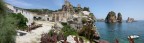 Panorama della meravigliosa tonnara di Scopello (Trapani)