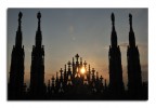 Il tramonto dalla terrazza del Duomo - Milano