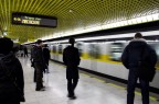 In metro