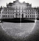 fronte entrata della palazzina di caccia
prova di ferrania eura