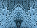 Il parco incantato sotto la neve