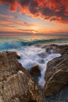 Canon EOS 7D, Sigma 10-20mm f4-5.6 EX DC, 0,3s f16 ISO 100, Hitech GND 0.9s + 0.3h, treppiede. Capo d'Armi, Italia.