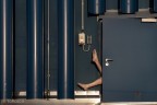 the door