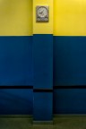 interno con orologio
