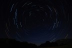 Star Trail sui monti Sibillini