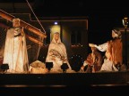 a Cesenatico (la patria del grande Pantani) ogni natale viene allestito il presepe sulle barche storiche parcheggiate sul canale di notte l'atmosfera si fa magica. particolare del presepe