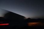 Fleeing from the night