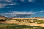 Panorama del campo eolico di Collarmele