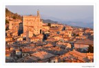 Luce calda sui tetti di Gubbio