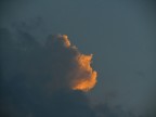 Profilo tra le nuvole