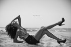 black white and rosy