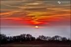 Nebbia al tramonto